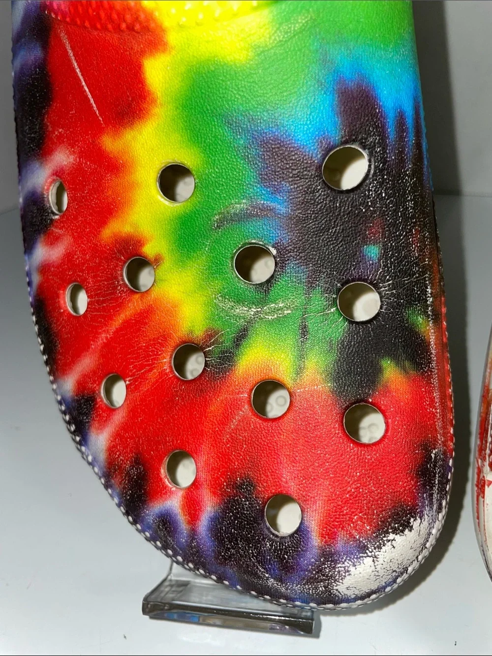 Crocs Classic Tie-Dye Graphic Clog. - Rainbow M13 W11  Unisex